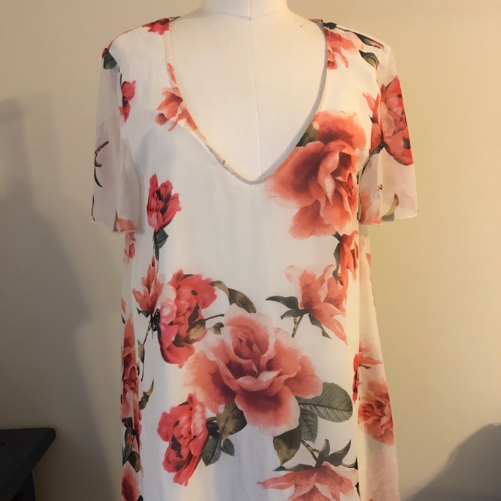 Floral mini dress